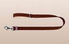 WAUDOG natural leather dog leash 20 mm wide, 122 cm long brown, Waudog 08146