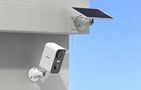 Wireless 3MP WiFi outdoor camera ieGeek ZS-GX3S white with solar panel, ieGeek ZS-GX3S White