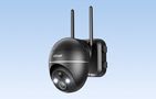 Wireless 5MP WiFi outdoor camera ieGeek ZS-GX4S black with solar panel, ieGeek ZS-GX4S Black