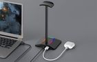 Headphone holder with USB New Bee NB-Z8 RGB, New Bee NB-Z8