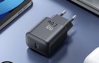 Joyroom mains charger JR-TCF20, 20W, EU (black), Joyroom JR-TCF20 black