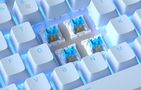 MageGee MK-STAR wired keyboard (white and blue), MageGee MK-STAR Wb Blue