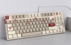 MageGee MK-STAR wired keyboard (retro white-gray), MageGee MK-STAR Wg Brown