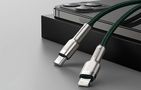 USB cable for Lightning Baseus Cafule, 2.4A, 2m (green), Baseus CALJK-B06