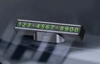 Baseus Square Bar Temporary Parking Number Plate (Black), Baseus CNFT000001