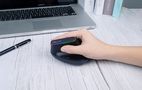 Wireless Vertical Mouse Delux M618DB BT4.0 + 2.4Ghz 4000DPI RGB, Delux M618DB