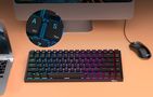 Wireless mechanical keyboard Royal Kludge RK84 RGB, Brown switch (black), Royal Kludge RK84 brown switch