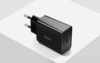 Baseus Speed Mini Quick Charger, USB-C, PD, 3A, 20W (black), Baseus CCFS-SN01