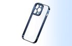 Baseus Glitter Transparent Case and Tempered Glass set for iPhone 14 Pro Max (blue), Baseus ARMC021503