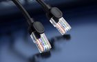 Flat Cable Baseus Ethernet RJ45, Cat.6, 12m (black), Baseus B00133205111-00