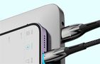 USB cable for Lightning Baseus Glimmer Series, 2.4A, 2m (Black), Baseus CADH000301