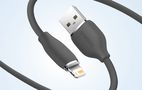 Baseus Jelly  cable USB to Lightning, 2,4A, 1,2m (black), Baseus CAGD000001