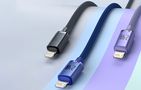 Baseus Crystal Shine cable USB to Lightning, 2.4A, 1.2m (blue), Baseus CAJY000003