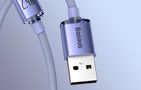 Baseus Crystal Shine cable USB to Lightning, 2.4A, 2m (purple), Baseus CAJY000105