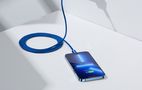 Baseus Crystal Shine cable USB-C to Lightning, 20W, PD, 2m (blue), Baseus CAJY000303