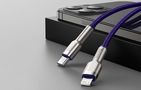 Baseus Cafule Series USB-C cable for Lightning, 20W, 2m (purple), Baseus CATLJK-B05