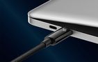 USB-C to USB-C cable Baseus Tungsten Gold 240W 2 m (black), Baseus CAWJ040101