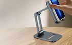 Stand holder Baseus Biaxial for phone (grey), Baseus LUSZ000013