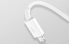 Quick Charge USB to M+L+C  Baseus Superior Data 3.5A 1m (White), Baseus P10320105221-00