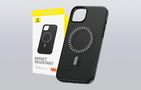 Magnetic Phone Case for iPhone 15 Pro Baseus Fauxther Series (Black), Baseus P60157305113-01