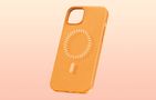 Magnetic Phone Case for iPhone 15 Baseus Fauxther Series (Orange), Baseus P60157305713-00