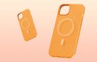 Magnetic Phone Case for iPhone 15 Baseus Fauxther Series (Orange), Baseus P60157305713-00