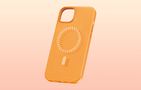 Magnetic Phone Case for iPhone 15 Pro Baseus Fauxther Series (Orange), Baseus P60157305713-01