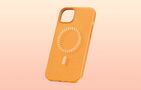 Magnetic Phone Case for iPhone 15 Plus Baseus Fauxther Series (Orange), Baseus P60157305713-02