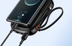 Powerbank Baseus Qpow PRO with Lightning cable, USB-C port and USB 20000mAh, 20W (Black), Baseus PPQD060201