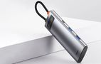 Baseus Hub Adapter 7in1 USB-C to 2x USB 3.0 + HDMI + USB-C PD, Baseus WKWG020113