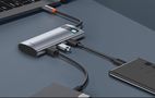 Baseus Hub Adapter 7in1 USB-C to 2x USB 3.0 + HDMI + USB-C PD, Baseus WKWG020113