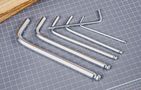 Long Hex Key Sets 1.5-10mm Deli Tools EDL3088 (silver), Deli Tools EDL3088