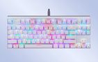 Mechanical gaming keyboard Motospeed CK101 RGB (white), Motospeed CK101 white red swit