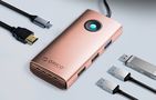 Orico Type-C 6in1 HUB Multifunction Docking Station (rose gold), Orico PW11-6PR-RG-EP