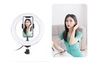 Tripod Mount Puluz with 20cm LED Ring Vlogging PKT3073B, Puluz PKT3073B