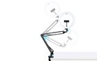 Desktop arm stand Puluz with 26cm LED Vlogging Ring PKT3090B, Puluz PKT3090B