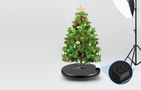 Rotating display stand Puluz with power socket 45 cm (black), Puluz PU3147EU