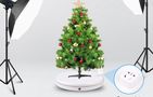 Rotating display stand Puluz with power socket 45 cm (white), Puluz PU3148EU