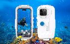 Puluz plastic waterproof case for iPhone 15 Plus/15 Pro Max/14 Plus/14 Pro Max/13 Pro Max/12 Pro Max/11 Pro Max (white), Puluz PU9116W