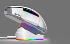 Wireless gaming mouse + charging dock Dareu A955 RGB 400-12000 DPI (white), Dareu TM242F08602R