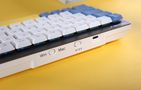 Wireless mechanical keyboard Dareu EK868 Bluetooth (white&blue&yellow)), Dareu TK568B08605R