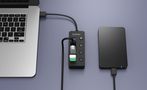 Orico  USB 3.0. Hub with switches, 4x USB (black), Orico W9PH4-U3-V1-BK-BP