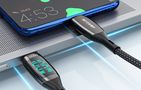 USB-C to USB-C cable BlitzWolf BW-TC23, with display, 100W, 0.9m (black), BlitzWolf BW-TC23
