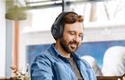 Wireless headphones Haylou S35 ANC (blue), Haylou S35 Dark Blue