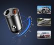 Baseus Tiny Star Mini Quick Charge Car Charger USB Port 30W Grey, Baseus VCHX-A0G