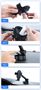 Gravity car mount for Baseus Tank phone with suction cup (black), Baseus SUYL-JY01