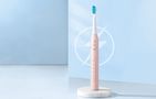 Sonic toothbrush with tips set, holder and case D2 (pink), Bitvae D2Pink+holder+case