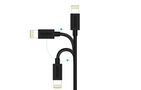 USB to Lightning cable Choetech IP0026, MFi,1.2m (black), Choetech IP0026 BK