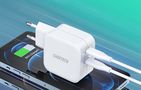 Choetech PD6009 Wall Charger 2x USB-C 20W (white), Choetech 047570