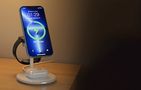 Wireless charger Choetech with stand 2in1 (white), Choetech T585-F